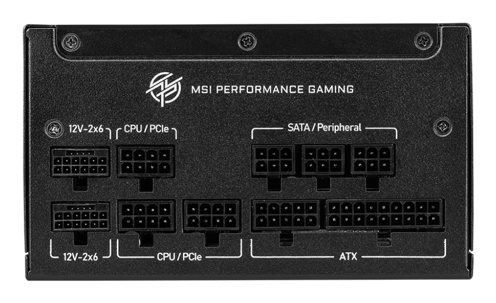 MSI MPG A850GS PCIE5 850Watt 80 PLUS Gold - vue 2