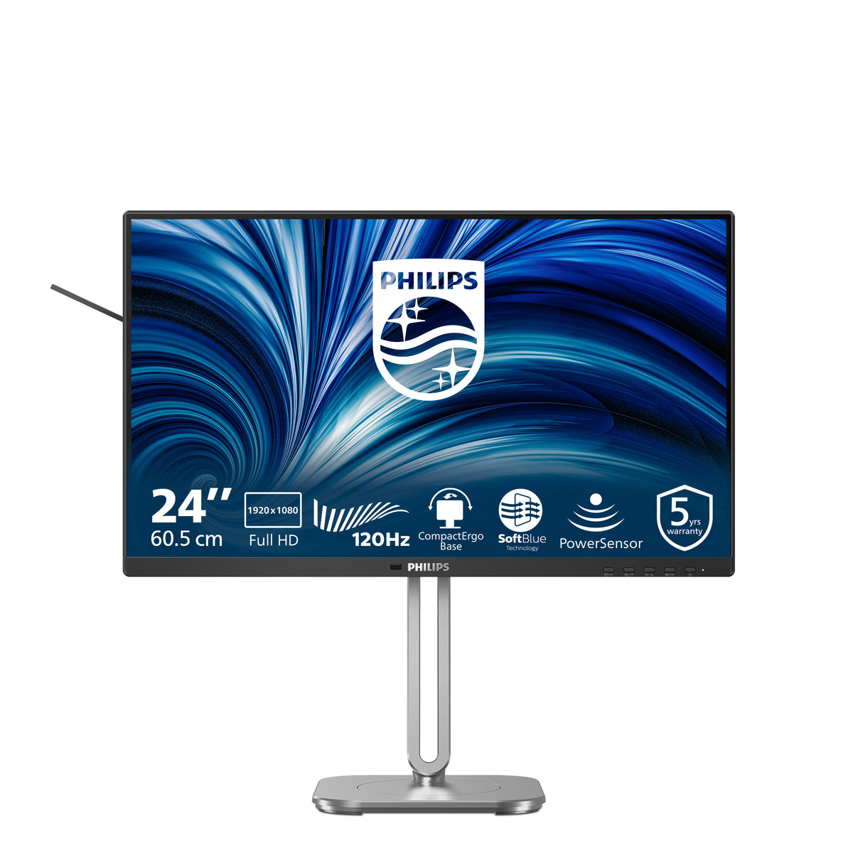 Philips 4000 series 24B2N4200/00 écran plat de PC 60,5 cm (23.8") 1920 x 1080 pixels Full HD LCD Gris - vue 2