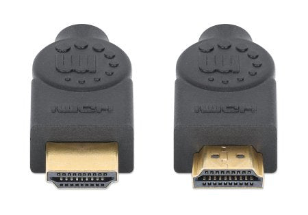 Manhattan Câble HDMI 4K@60Hz avec Ethernet, certifié CL3, 8 m, adapté à une installation encastrée, pour tous les appareils 4K et 1080p/HD, noir, Ultra HD 4K x 2K, mâle-mâle, garantie à vie, Premium High Speed - vue 4