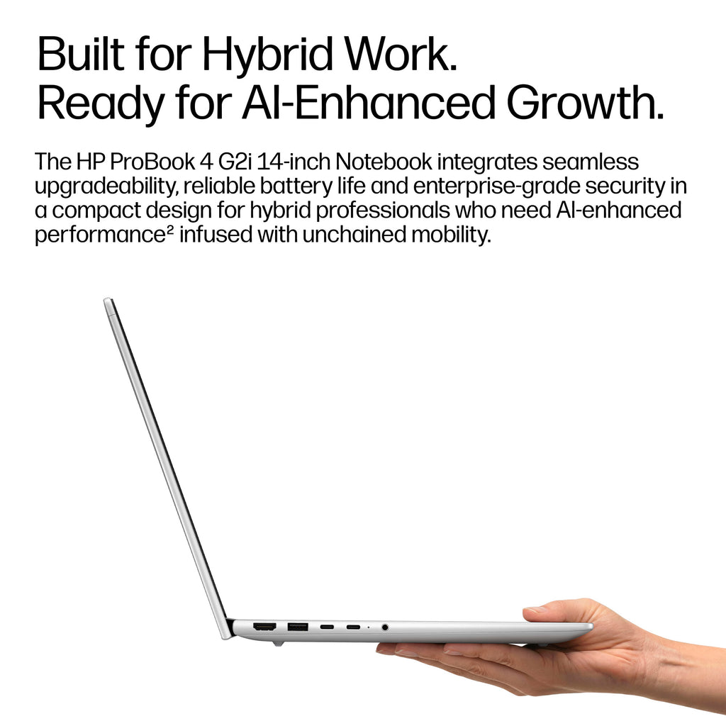 HP ProBook 4 G2i 14 AI Intel Core 5 320 14inch WUXGA AG LED UWVA UMA Webcam 16GB DDR5 512GB SSD be+BT 3C Batt FPS W11P 1