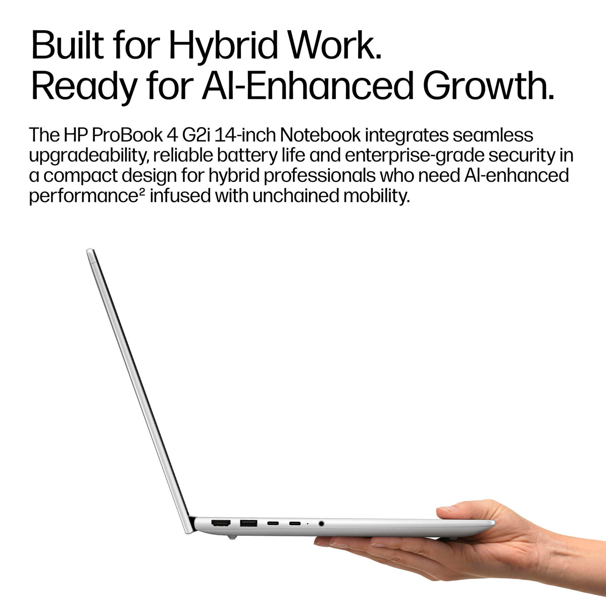 HP ProBook 4 G2i 14 AI Intel Core 5 320 14inch WUXGA AG LED UWVA UMA Webcam 16GB DDR5 512GB SSD be+BT 3C Batt FPS W11P 1