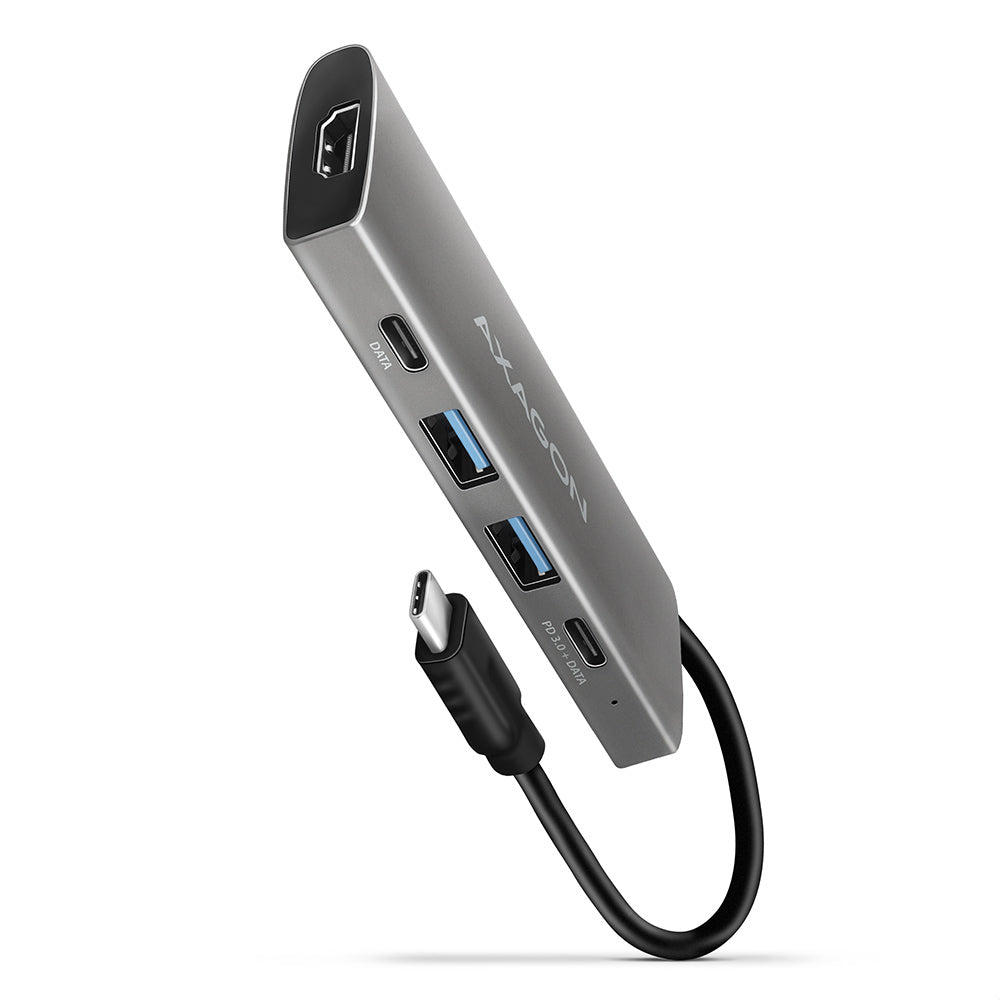 Axagon HMC-5G2 station d'accueil Avec fil USB 3.2 Gen 2 (3.1 Gen 2) Type-C Gris