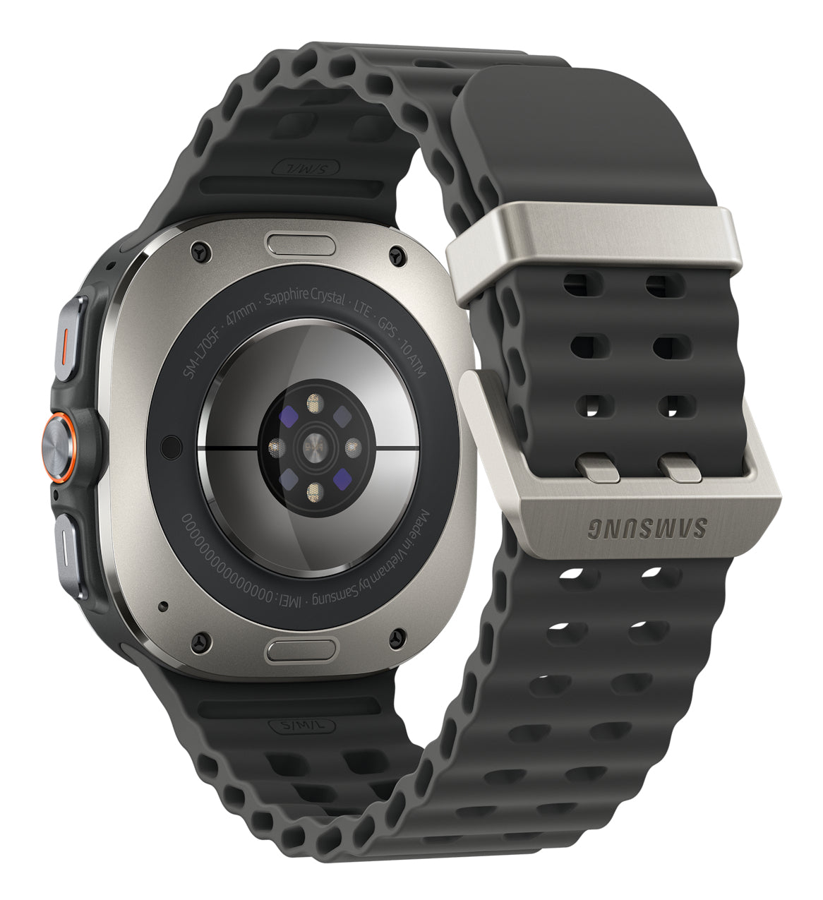 Samsung Samsung Galaxy Watch Ultra 3,81 cm (1.5") AMOLED 47 mm Numérique 480 x 480 pixels Écran tactile 4G Argent Wifi GPS (satellite)