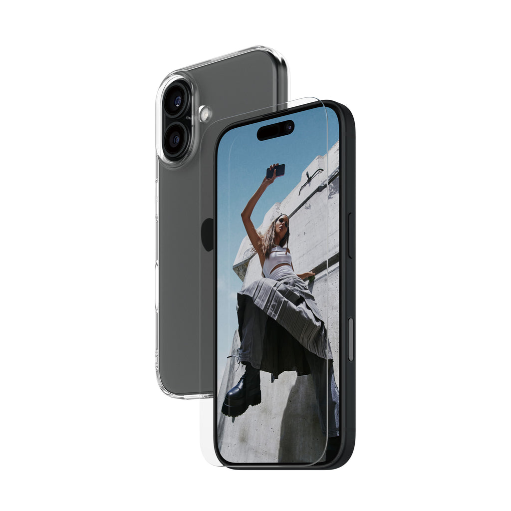 PanzerGlass SAFE. by ® 2-in-1 Protection Bundle iPhone 16 | Bulk Protection d'écran transparent Apple 50 pièce(s)