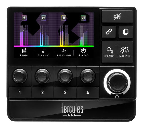 Hercules Stream 200 XLR Noir 9 boutons