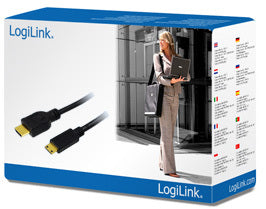 LogiLink CH0021 câble HDMI 1 m HDMI Type A (Standard) HDMI Type C (Mini) Noir - vue 3