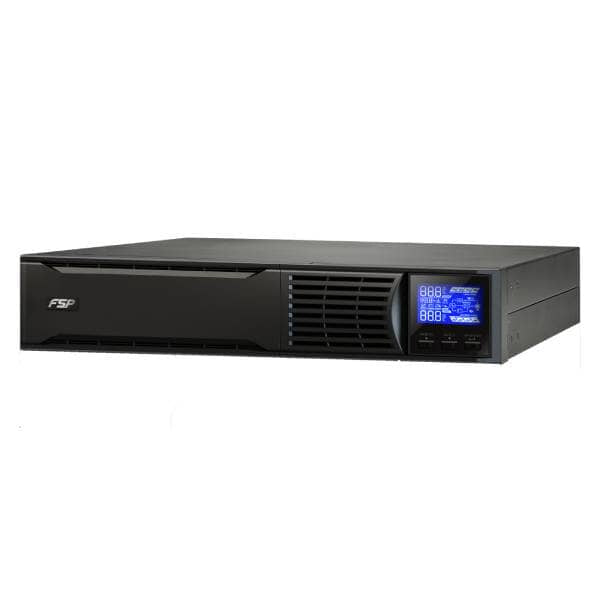 FSP Champ Rack 1K alimentation d'énergie non interruptible Double-conversion (en ligne) 1 kVA 900 W 3 sortie(s) CA