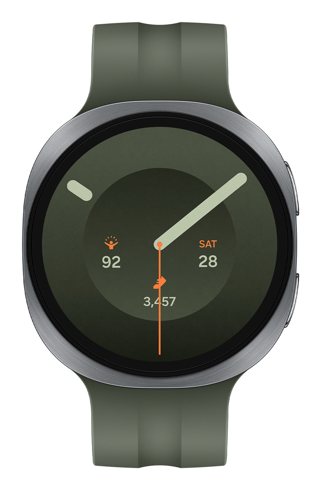 Samsung Galaxy Watch9 3,81 cm (1.5") AMOLED 44 mm Numérique 480 x 480 pixels Écran tactile Argent Wifi GPS (satellite) - vue 2