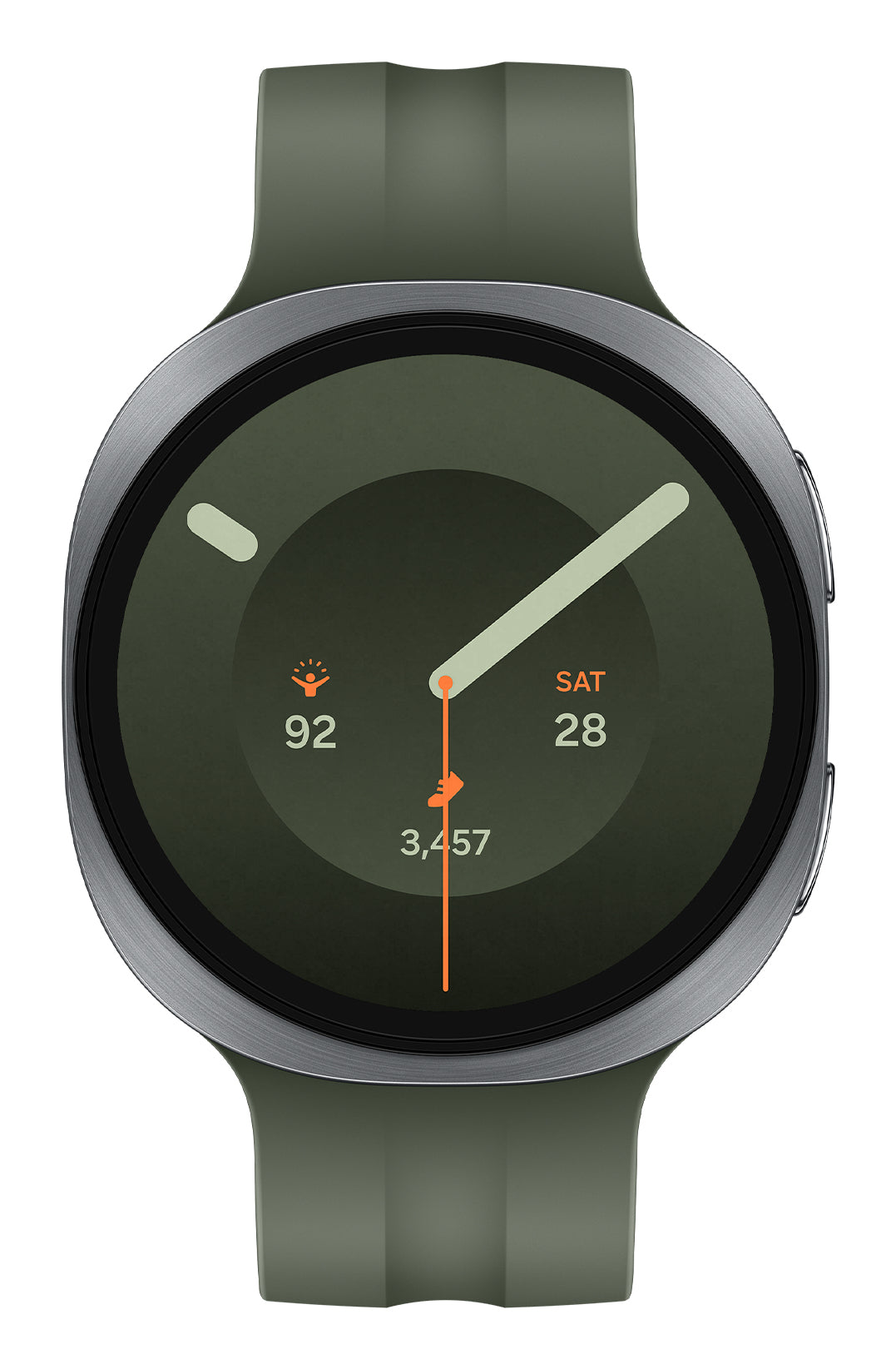 Samsung Galaxy Watch9 3,81 cm (1.5") AMOLED 44 mm Numérique 480 x 480 pixels Écran tactile Argent Wifi GPS (satellite) - vue 2