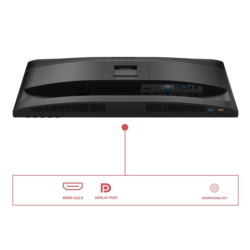 AOC E2 U34E2M/BK écran plat de PC 86,4 cm (34") 3440 x 1440 pixels UltraWide Quad HD LED Noir