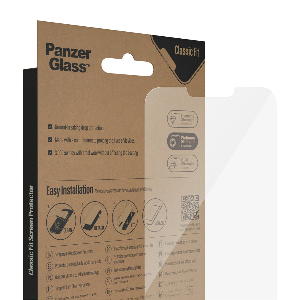 PanzerGlass ® Screen Protector iPhone 14 Plus | 13 Pro Max | Classic Fit Protection d'écran transparent Apple 1 pièce(s) - vue 6