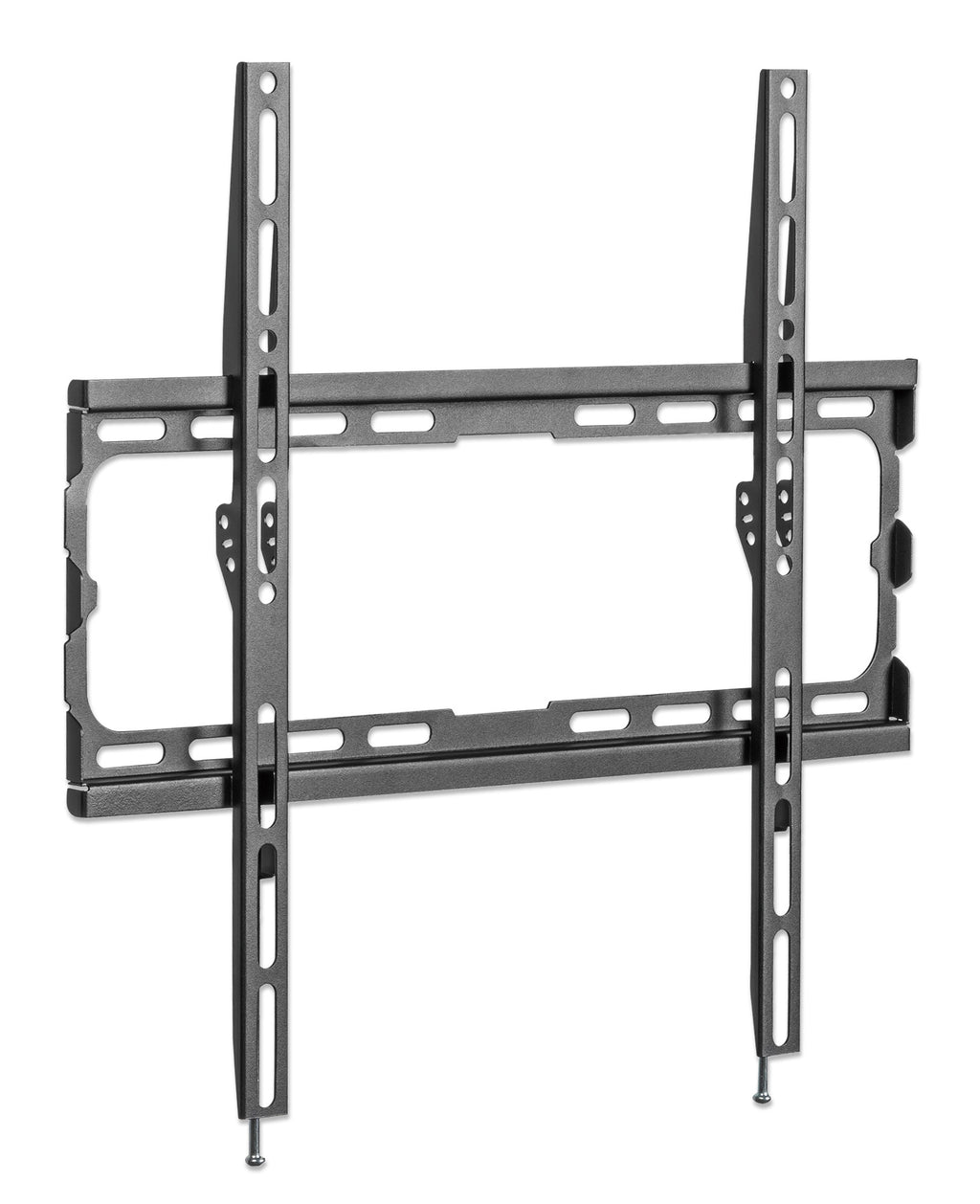Manhattan Support Mural Fixe pour TV et Moniteurs 32" à 55", VESA 200x200 à 400x400 mm, Charge Max 40 kg, Noir