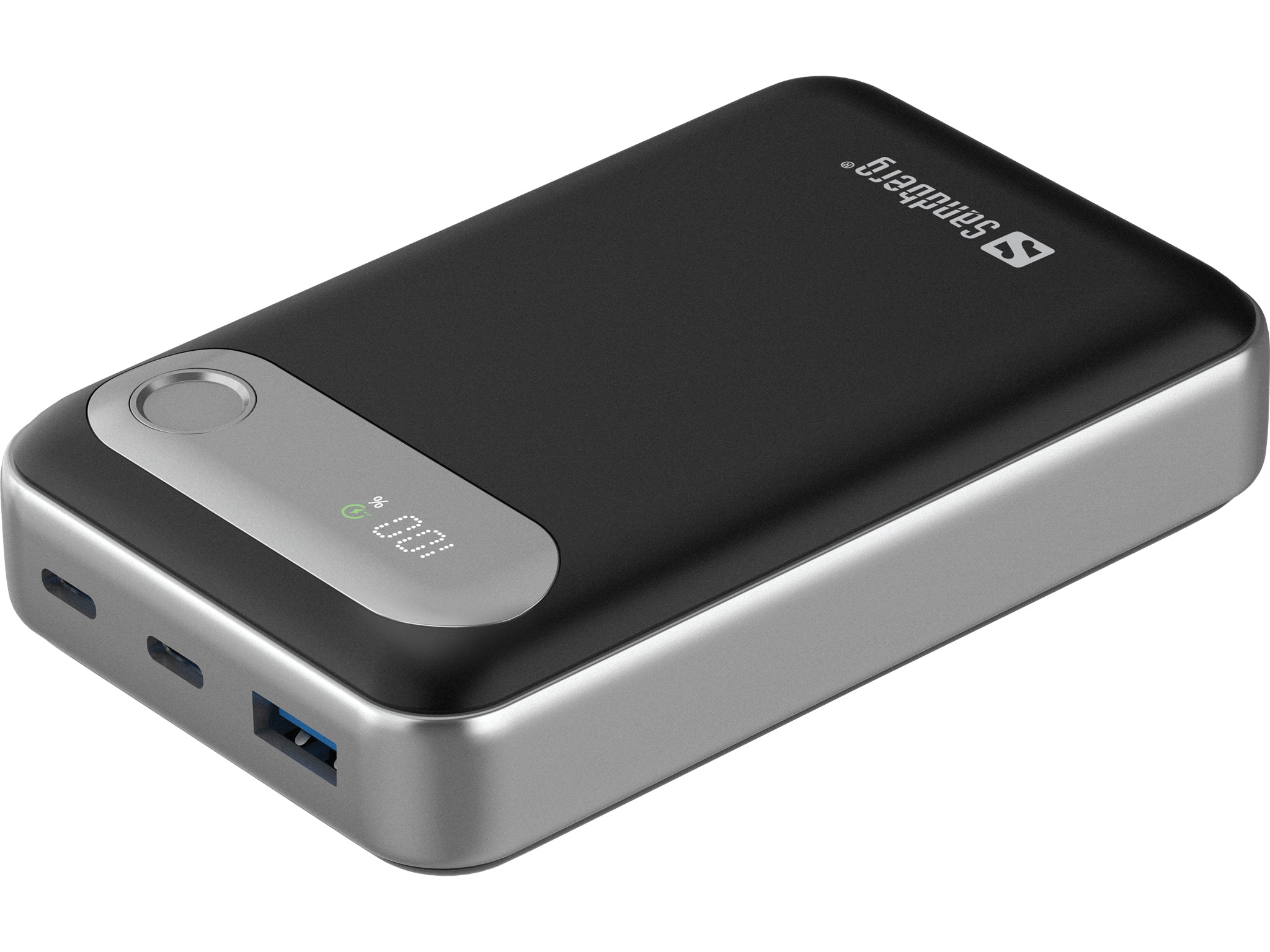 Sandberg 421-41 banque d'alimentation électrique Lithium Polymère (LiPo) 20000 mAh Noir, Argent