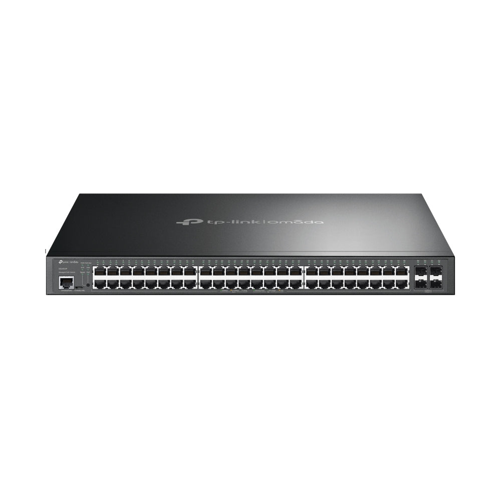 TP-Link Omada SG3452P Commutateur Réseau Géré L2/L3 Gigabit Ethernet PoE 48 Ports 1U Noir