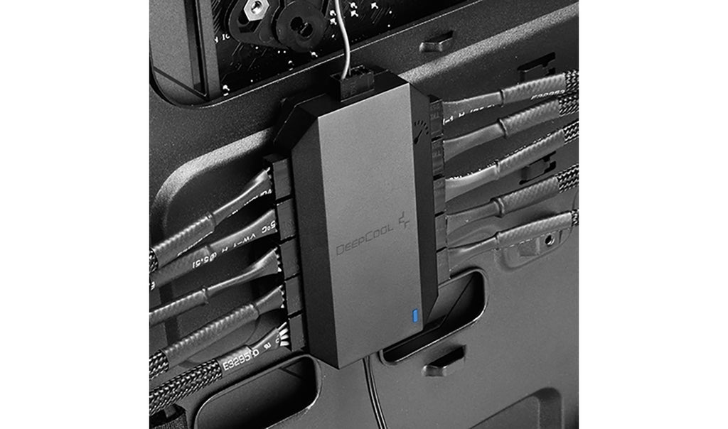 Deepcool Industries Deepcool FH-10 Systemblæserhastighed-controllerpanel 1-pack Sort