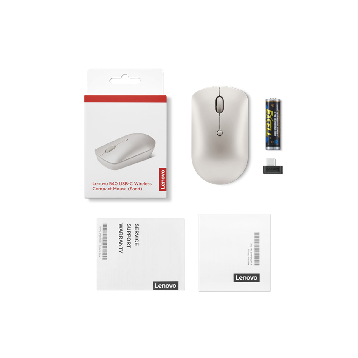 Lenovo 540 souris Bureau Ambidextre RF sans fil Optique 2400 DPI