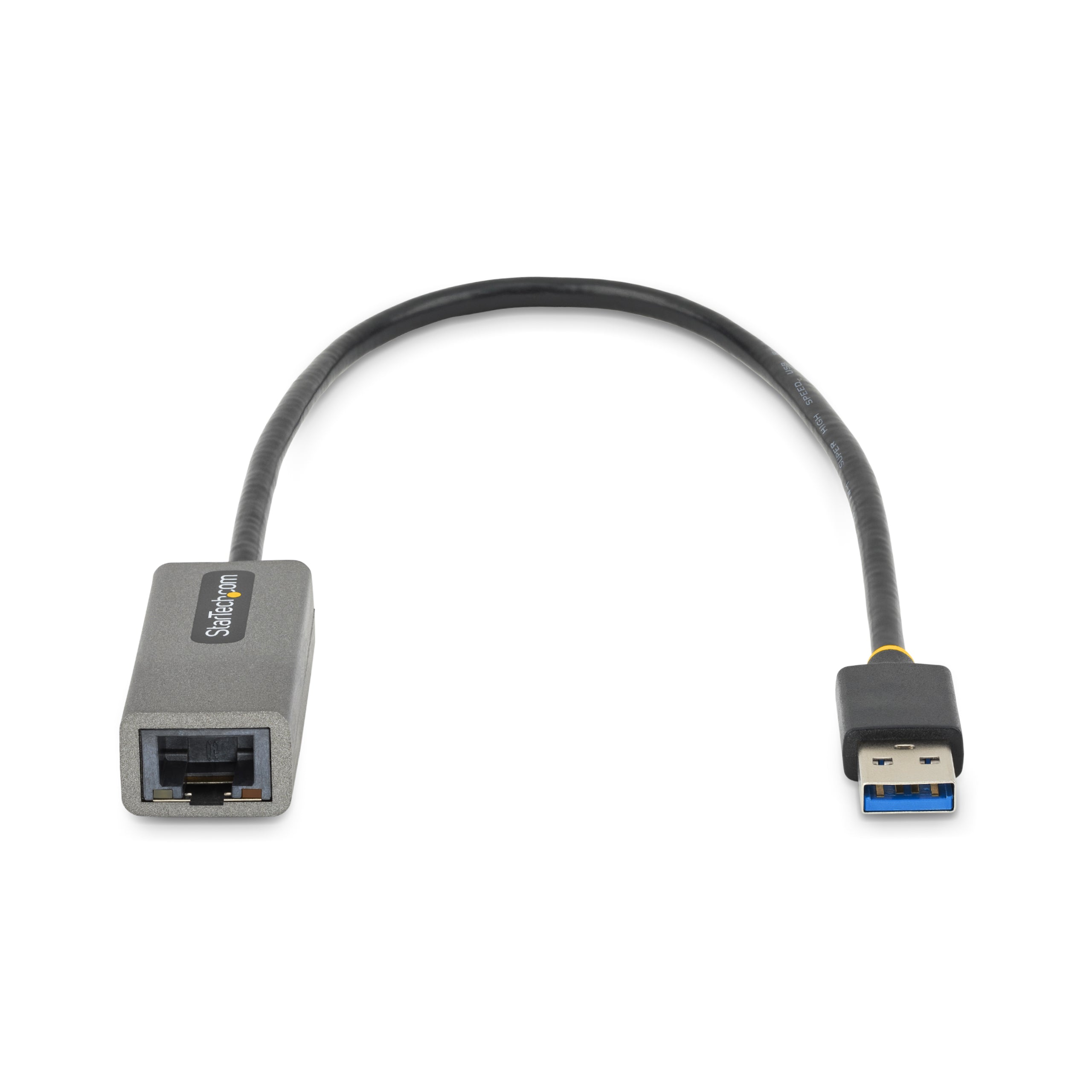 StarTech.com Adaptateur Réseau USB 3.0 à Gigabit Ethernet - 10/100/1000 Mbps, USB à RJ45, Adaptateur USB 3.0 à LAN, Adaptateur USB 3.0 Ethernet (GbE), Câble de Raccordement de 30cm, Installation Sans Pilote
