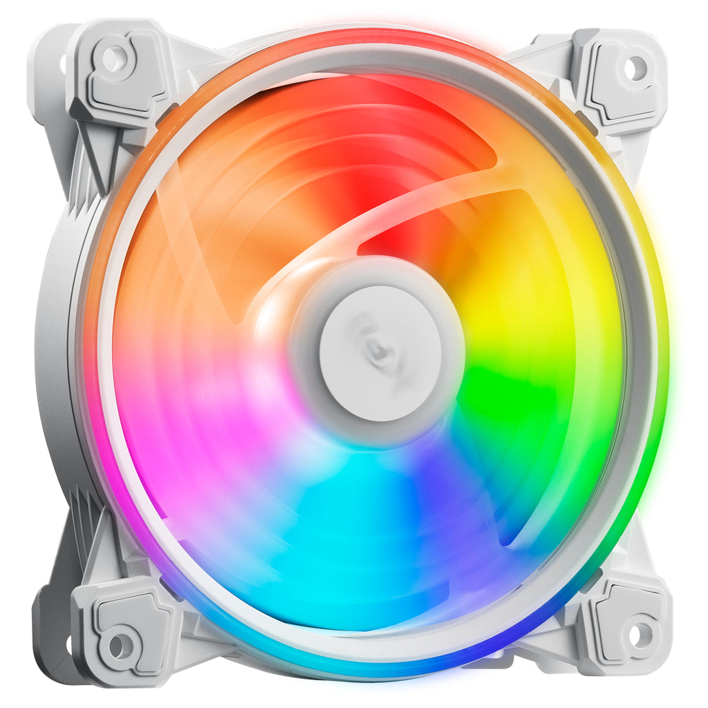 XPG HURRICANE 120 ARGB PWM Ventilateur de Boîtier 12 cm, Blanc