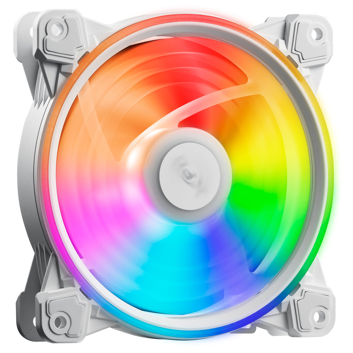 XPG HURRICANE 120 ARGB PWM Ventilateur de Boîtier 12 cm, Blanc