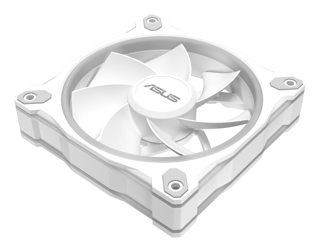 ASUS Prime MR120 Fan ARGB Reverse White Boitier PC Ventilateur 12 cm Blanc