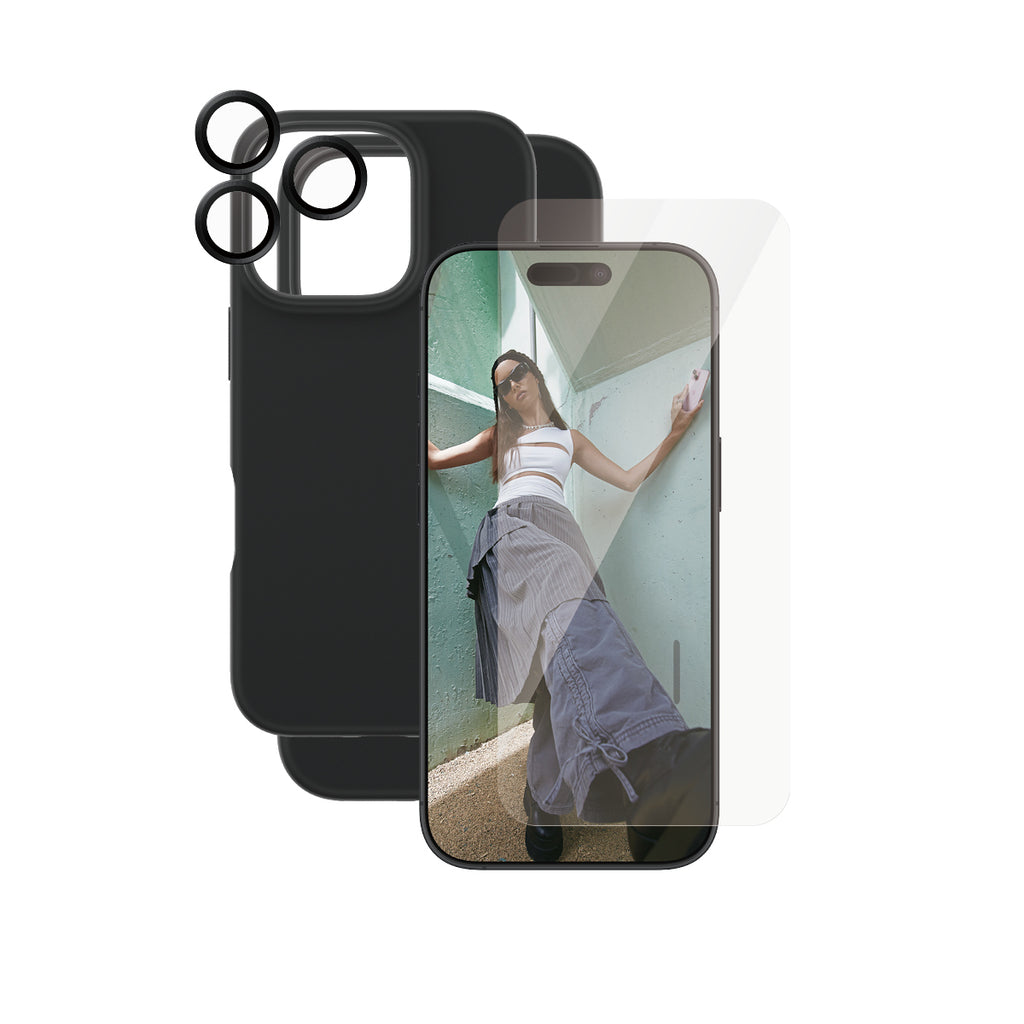 PanzerGlass CARE™ by ® 3-in-1 Bundle iPhone 16 Pro Protection d'écran transparent Apple 1 pièce(s)