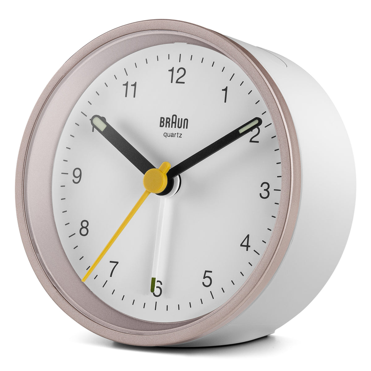 Braun BC12 Réveil à quartz Rose, Blanc