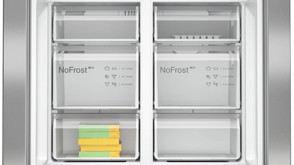 Bosch Bosch Serie 4 KFN96VPEA frigo américain Pose libre 605 L Acier inoxydable