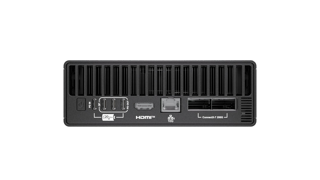 MSI EDGEXPERT-32SEU-BGB104TG5 workstation ARM Cortex GB10 128 Go LPDDR5x-SDRAM 4 To SSD DGX OS Mini PC Noir - vue 6