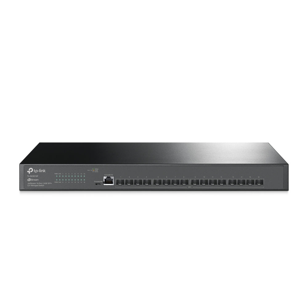 TP-Link JetStream TL-SX3016F Commutateur Réseau Géré L2+/L3, Noir