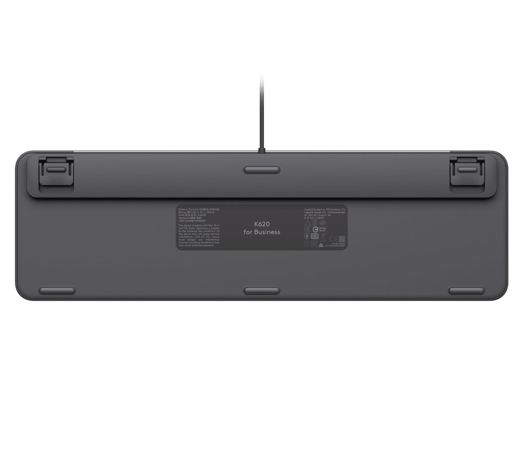 Logitech Signature Slim Wired K620 For Business teclado Universal USB QWERTY Nórdico Grafito