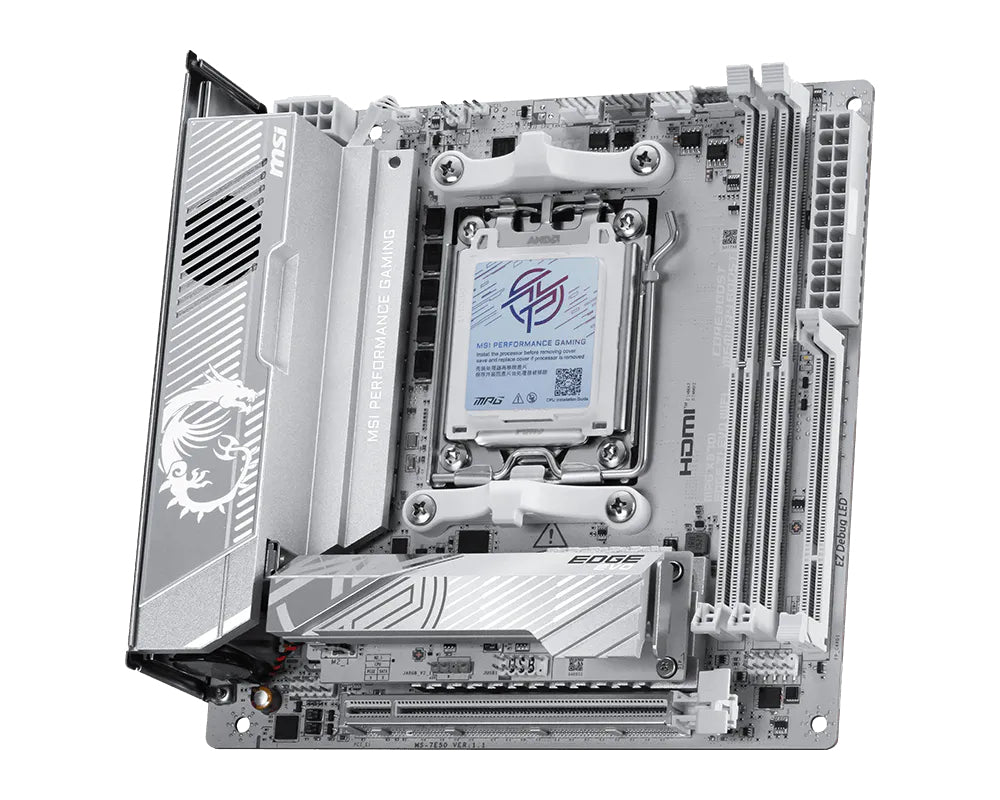 MSI MPG X870I EDGE TI EVO WIFI carte mère AMD X870 Emplacement AM5 mini ITX