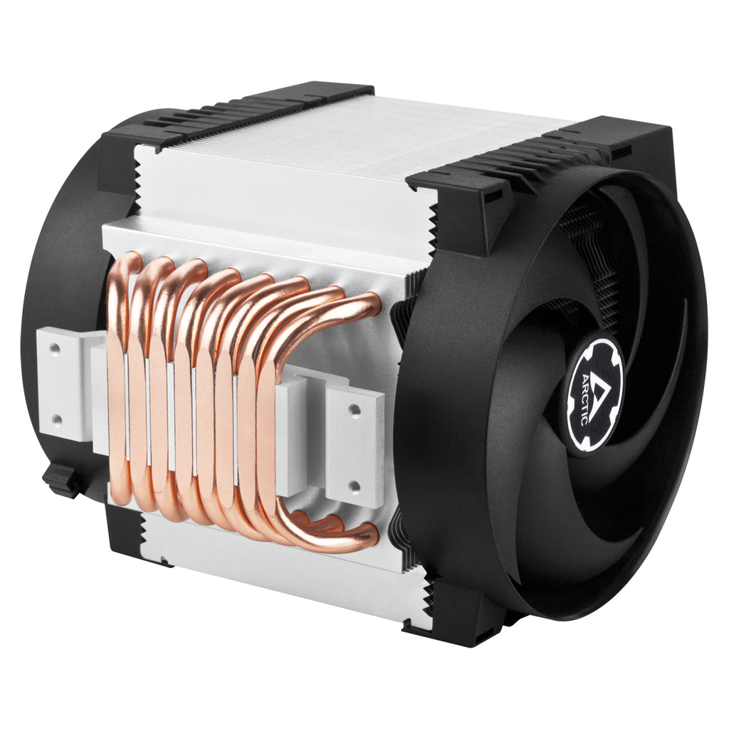 ARCTIC Freezer 4U-M Rev. 2 Processeur Refroidisseur d'air 12 cm Aluminium, Noir