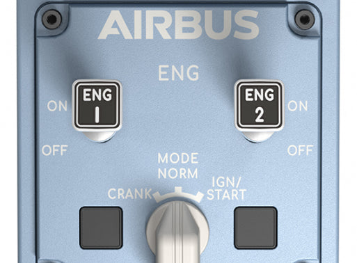 Thrustmaster TCA Quadrant Airbus Edition, Manette de Gaz pour Simulation de Vol, USB, PC