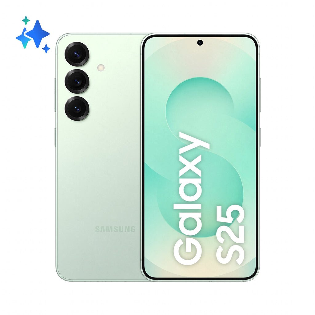 Samsung Samsung Galaxy S25 15,8 cm (6.2") Double SIM Android 15 5G USB Type-C 12 Go 256 Go 4000 mAh Couleur menthe