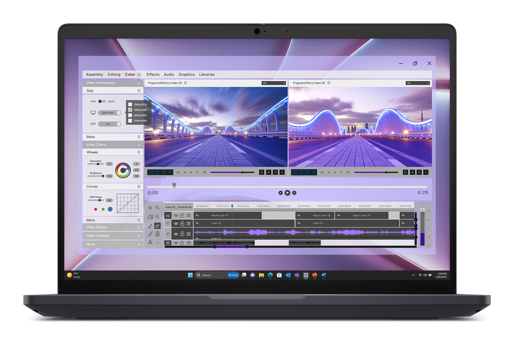DELL Pro Max 16 MC16250 Intel Core Ultra 7 265H Station de travail mobile 40,6 cm (16") Full HD+ 32 Go DDR5-SDRAM 1 To SSD NVIDIA RTX PRO 500 Blackwell Wi-Fi 7 (802.11be) Windows 11 Pro Nordique Noir