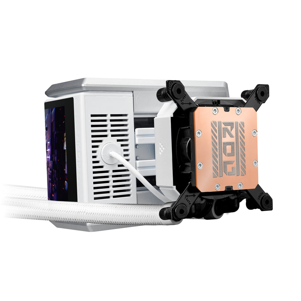 ASUS ROG RYUO IV 360 ARGB WHT Processeur Refroidisseur de liquide tout-en-un 12 cm Blanc