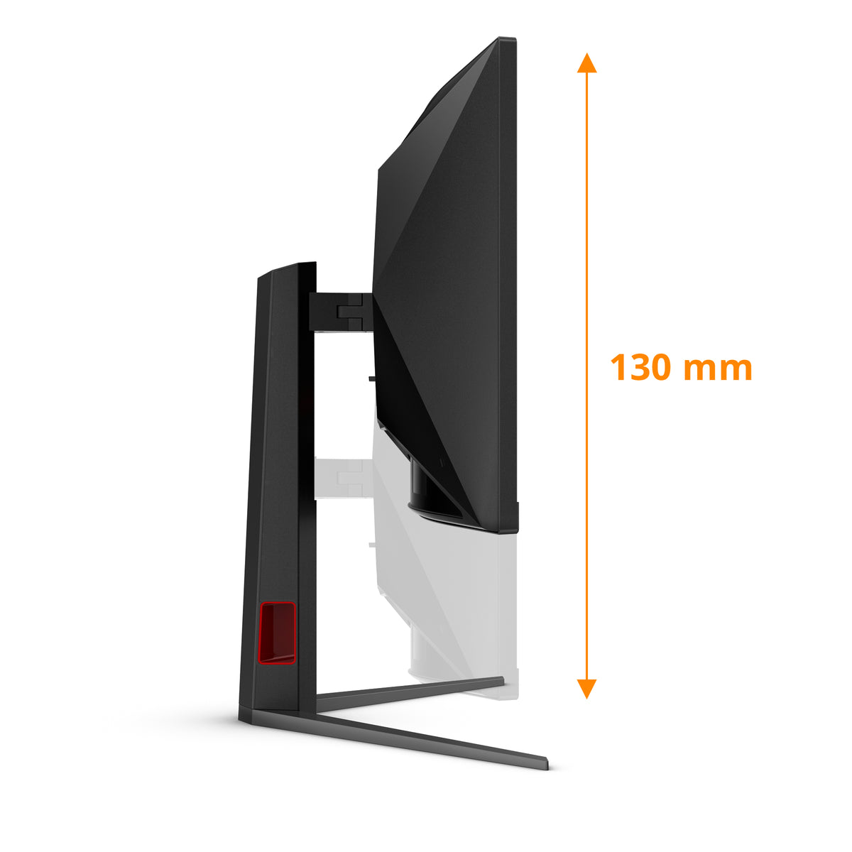 AOC G4 CU34G4AD écran plat de PC 86,4 cm (34") 3440 x 1440 pixels Noir, Rouge
