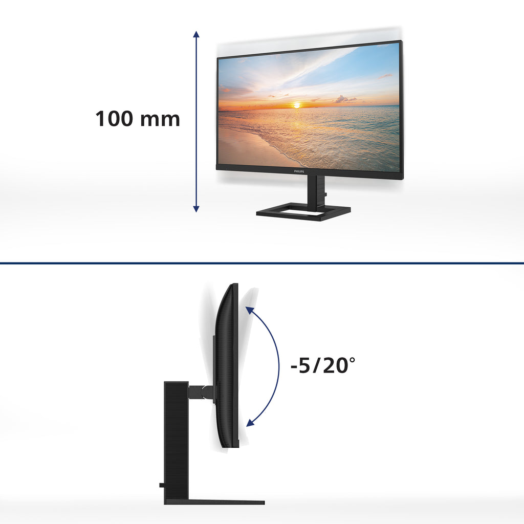 Philips 1000 series 27E1N1800AE/00 écran plat de PC 68,6 cm (27") 3840 x 2160 pixels 4K Ultra HD LED Noir