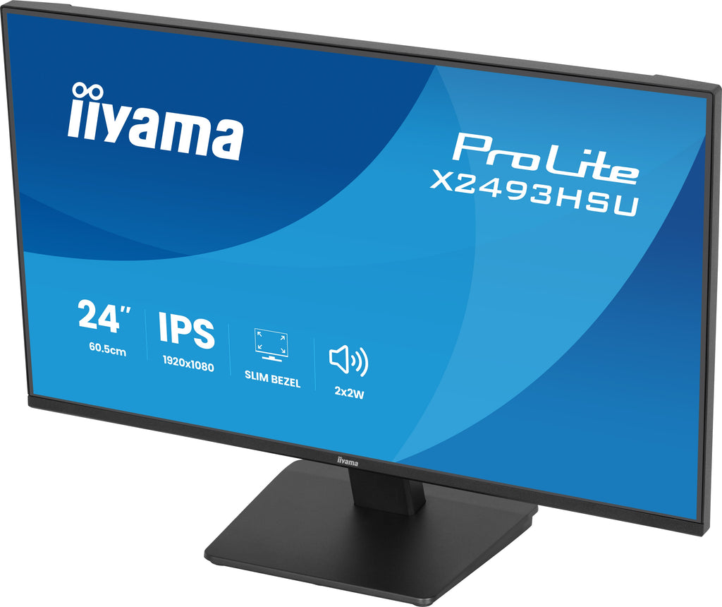 iiyama ProLite X2493HSU-B1 écran plat de PC 60,5 cm (23.8") 1920 x 1080 pixels Full HD LED Noir