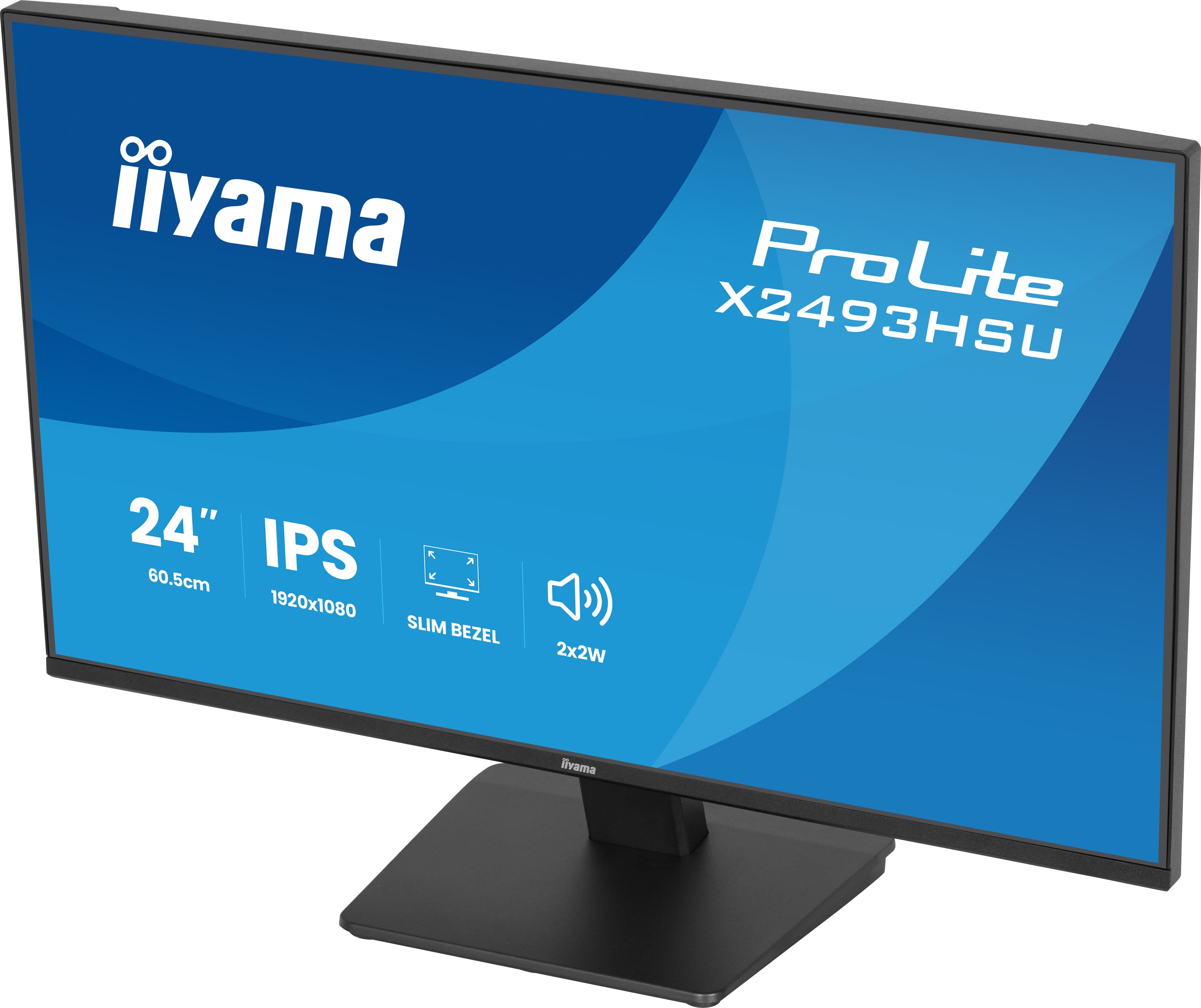 iiyama ProLite X2493HSU-B1 écran plat de PC 60,5 cm (23.8") 1920 x 1080 pixels Full HD LED Noir