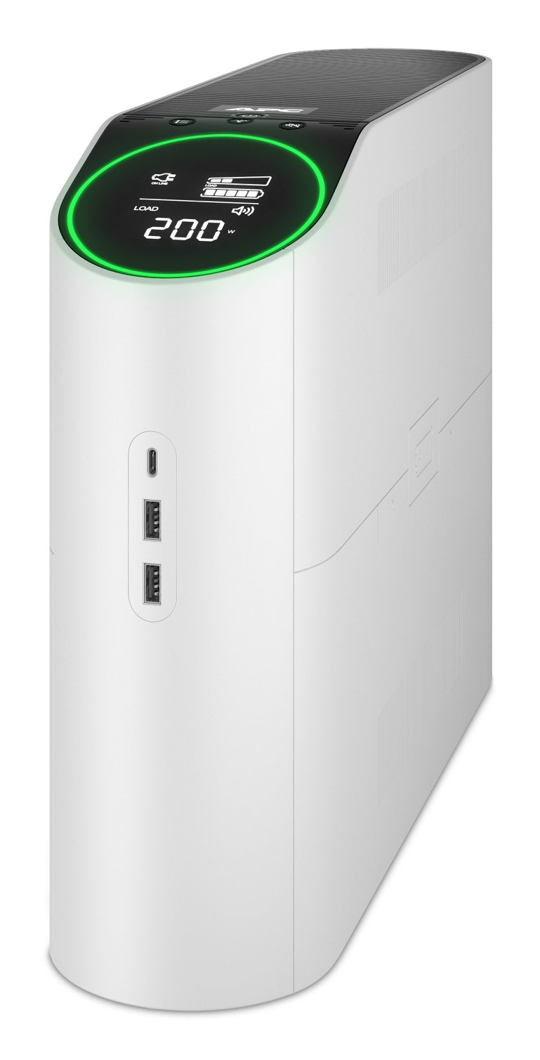 APC Back-UPS Pro for Gaming, 2200VA/1320W, Tower, 230V, 4x Schuko and 2x IEC C13 outlets, RGB Lights, Pure Sine Wave, Ar