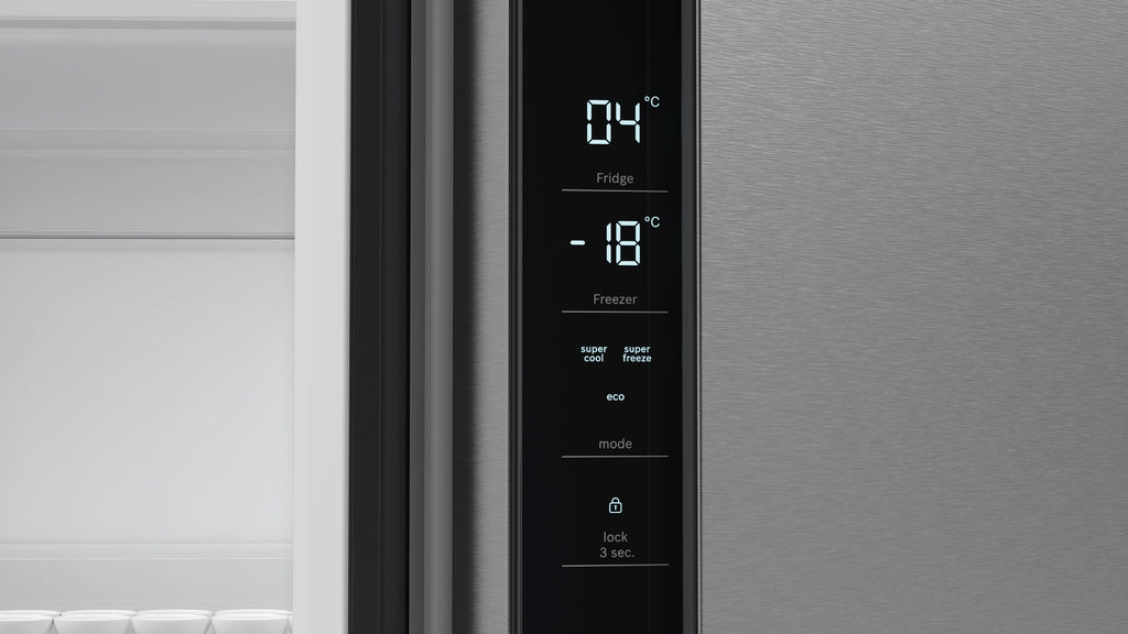 Bosch Bosch Serie 4 KFN96VPEA frigo américain Pose libre 605 L Acier inoxydable