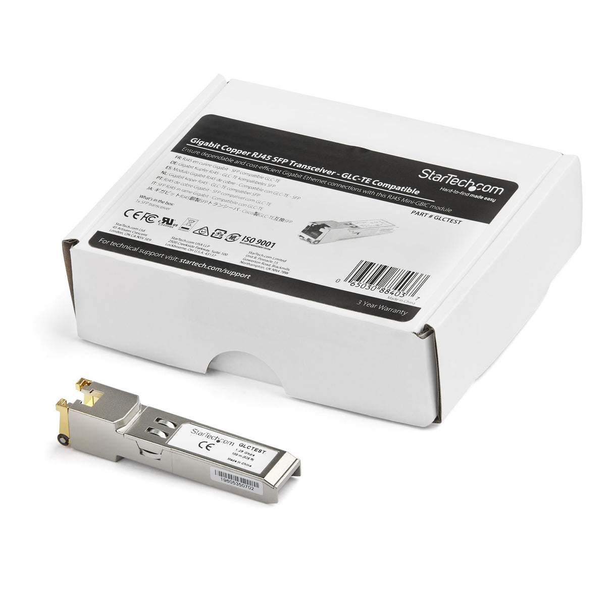 StarTech.com Module Transceiver SFP Compatible GLC-TE 10/100/1000BASE-TX