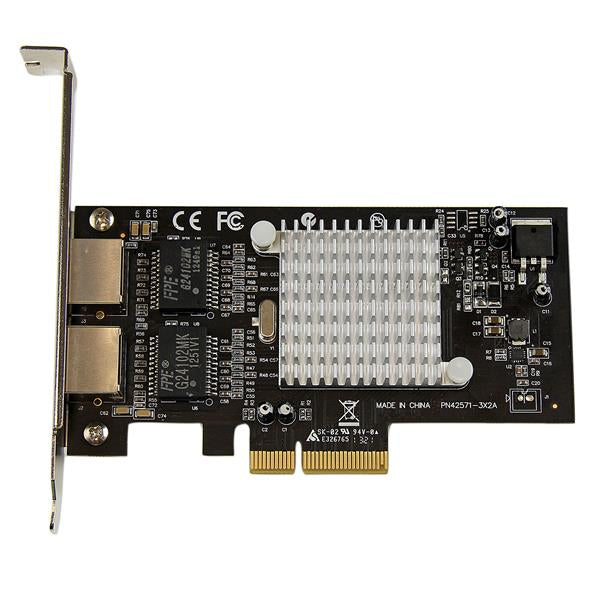 StarTech.com Carte Réseau PCI Express 2 Ports Gigabit Ethernet 10/100/1000 avec Chipset Intel i350 - vue 2
