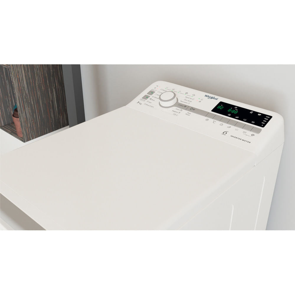 Whirlpool TDLR 7231BS EU machine à laver Charge par dessus 7 kg 1200 tr/min Blanc