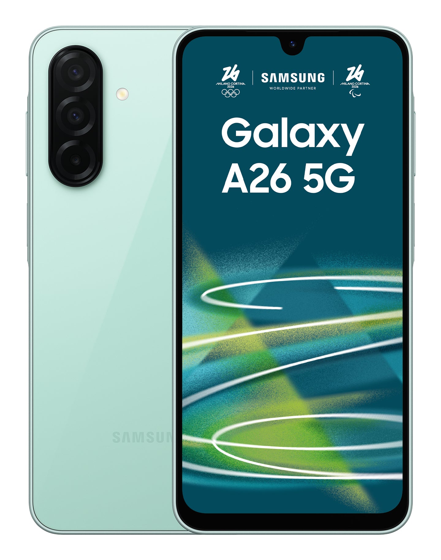 Samsung Samsung Galaxy A26 17 cm (6.7") Double SIM hybride Android 15 5G USB Type-C 6 Go 128 Go 5000 mAh Couleur menthe
