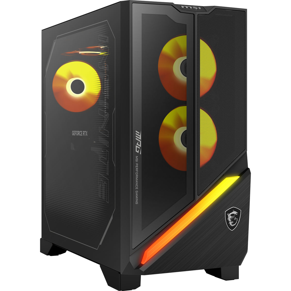 MSI MPG Infinite Z3 X3D 7NVRR7-875EU AMD Ryzen™ 7 7800X3D 32 Go DDR5-SDRAM 1 To SSD NVIDIA GeForce RTX 5070 Windows 11 Home Bureau PC Noir - vue 5