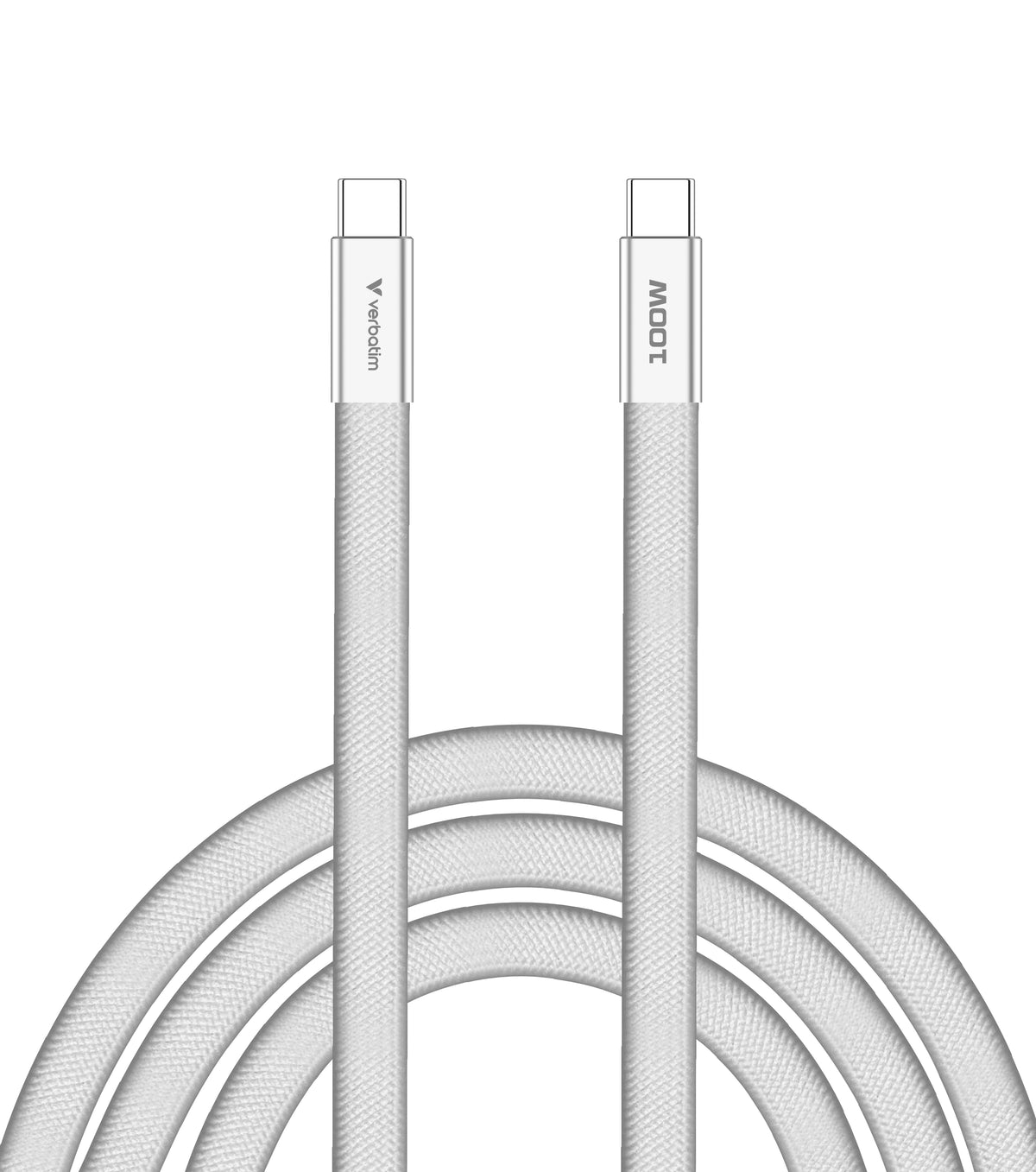 Verbatim Câble USB-C vers USB-C Sync & Charge 100W, 120cm, Blanc