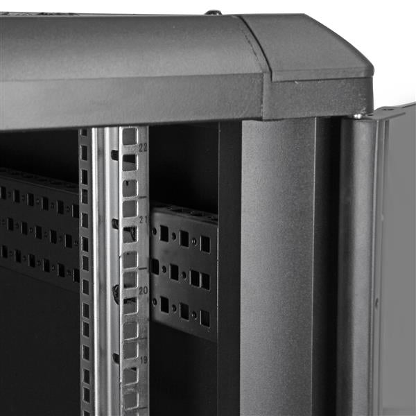 StarTech.com Armoire Rack Serveur 22U 19" Verrouillable avec Roulettes et Rails Ajustables