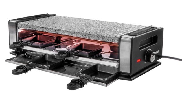 Unold 48760 raclette 8 personne(s) 1200 W Noir, Acier inoxydable